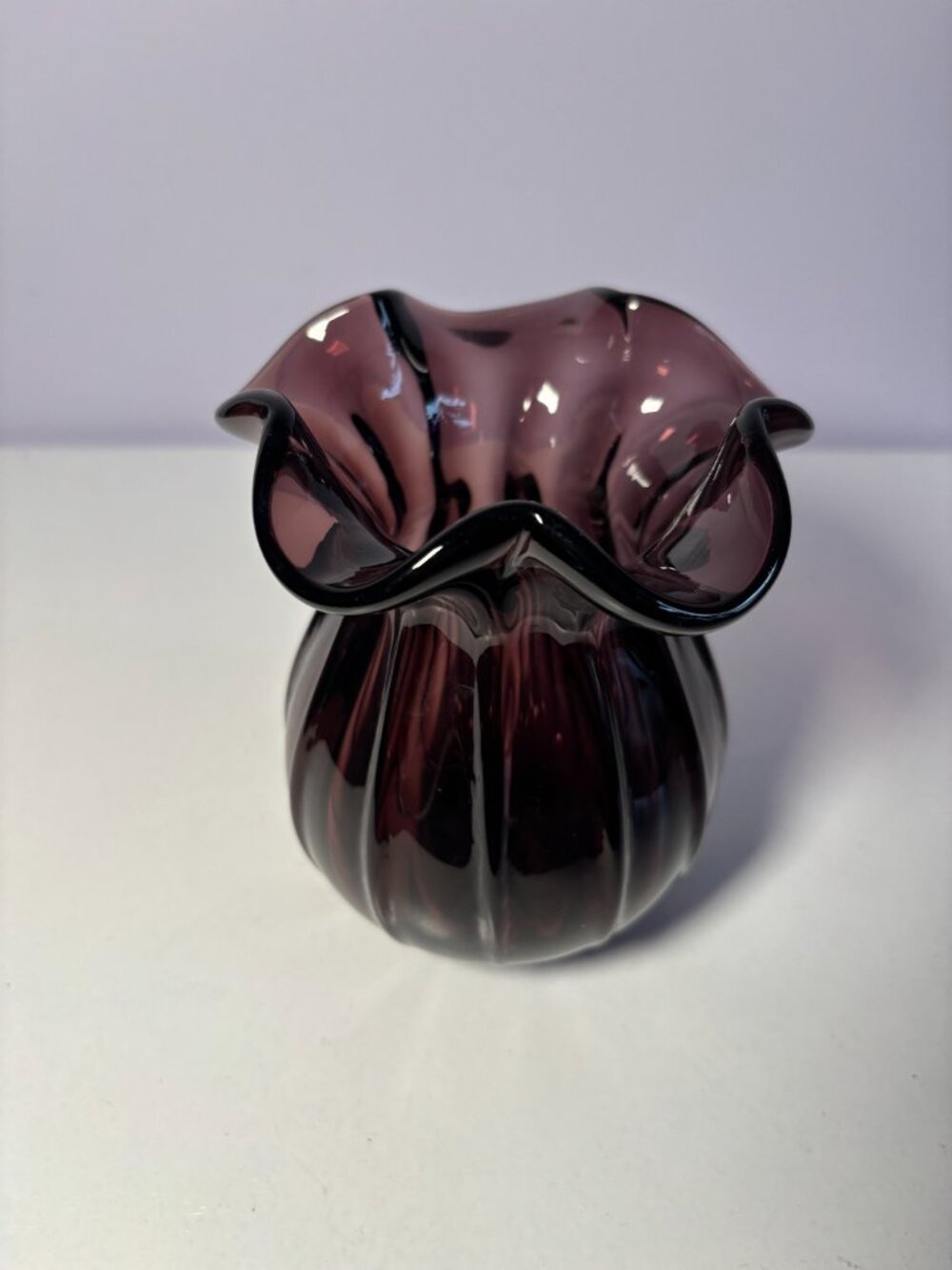 Vintage Amethyst Vase #7 - Picture 2 of 3